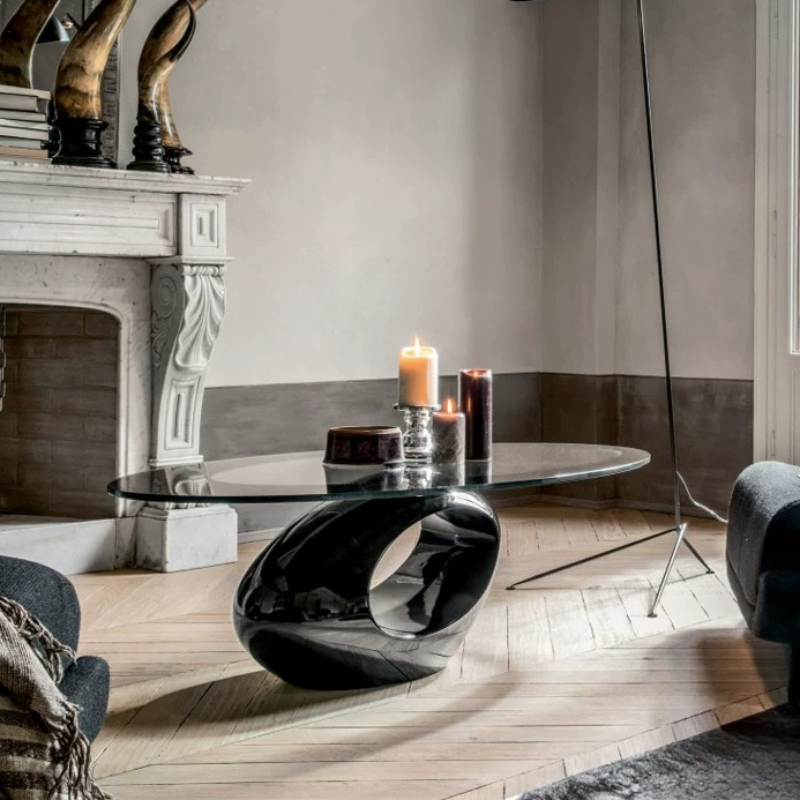 Interior Design Dubai - Creative Dubai Style Glass Coffee Table