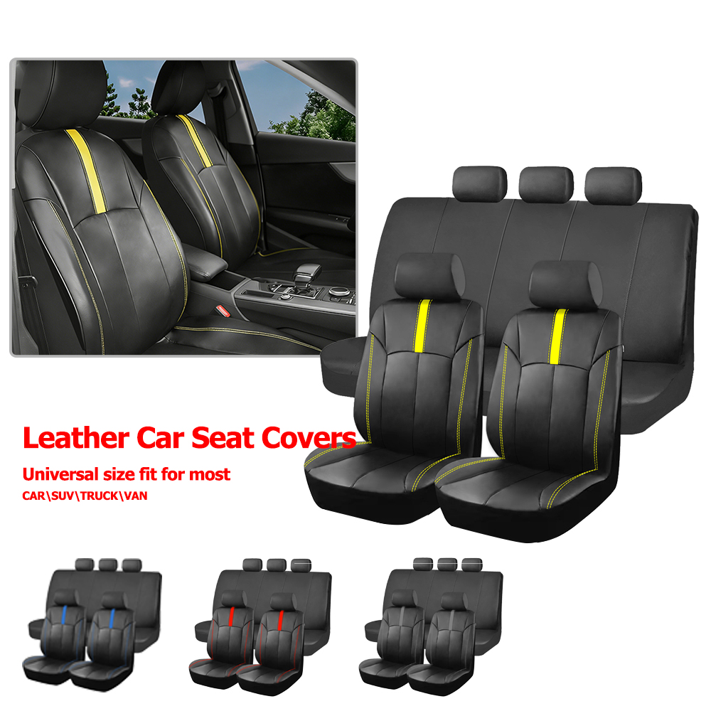Interior Design Course - Universal PU Leather Car Seat Covers