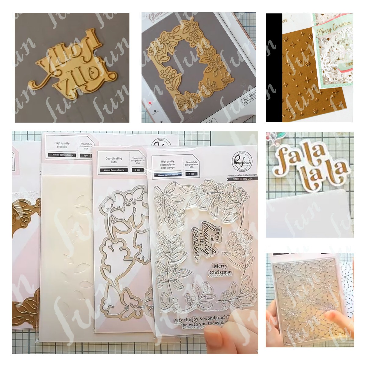 Interior Design Paper - Christmas Holly Jolly Cut Die Holiday