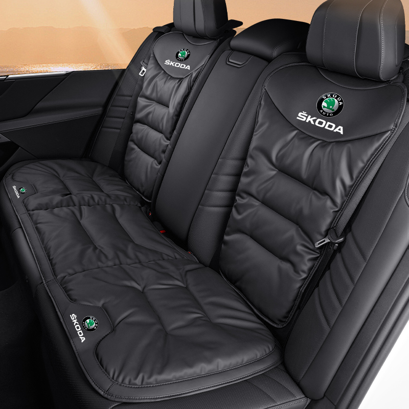 Velvet Cushion Cover - Car Seat Velvet Cushion Leather Backrest