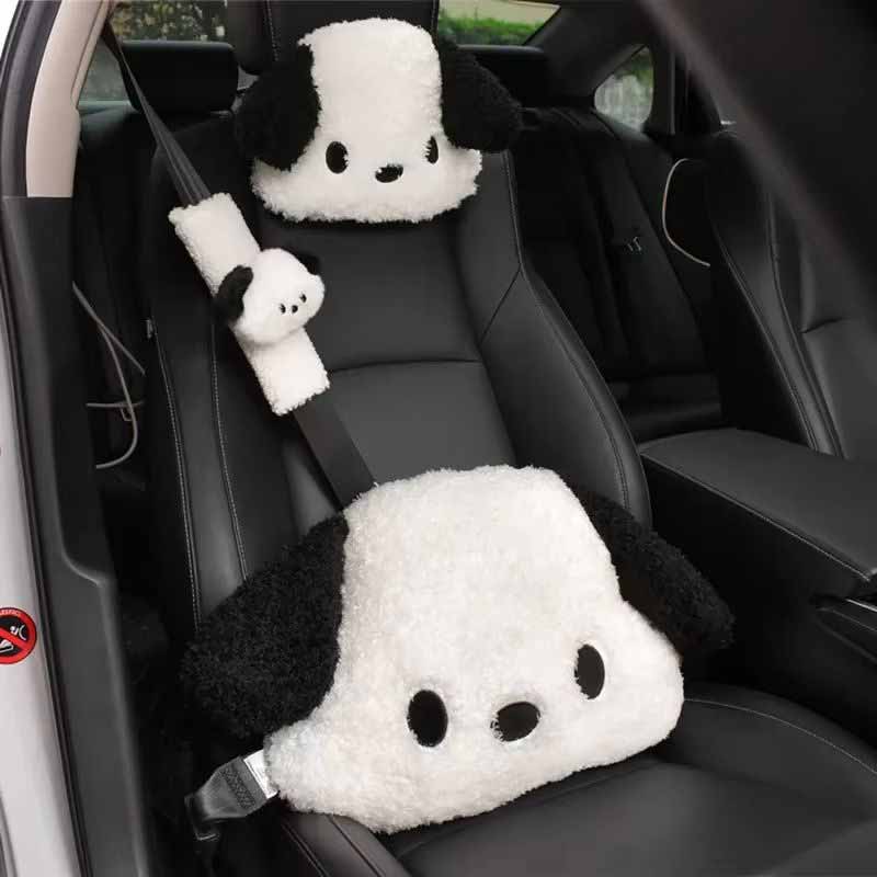 Interior Design Course - Cartoon Car Plush Lumbar Pillow Headrests