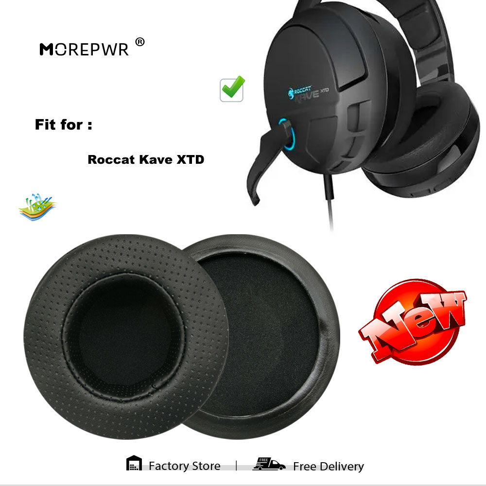 Velvet Cushion Cover - Replacement Ear Pads for Roccat Kave