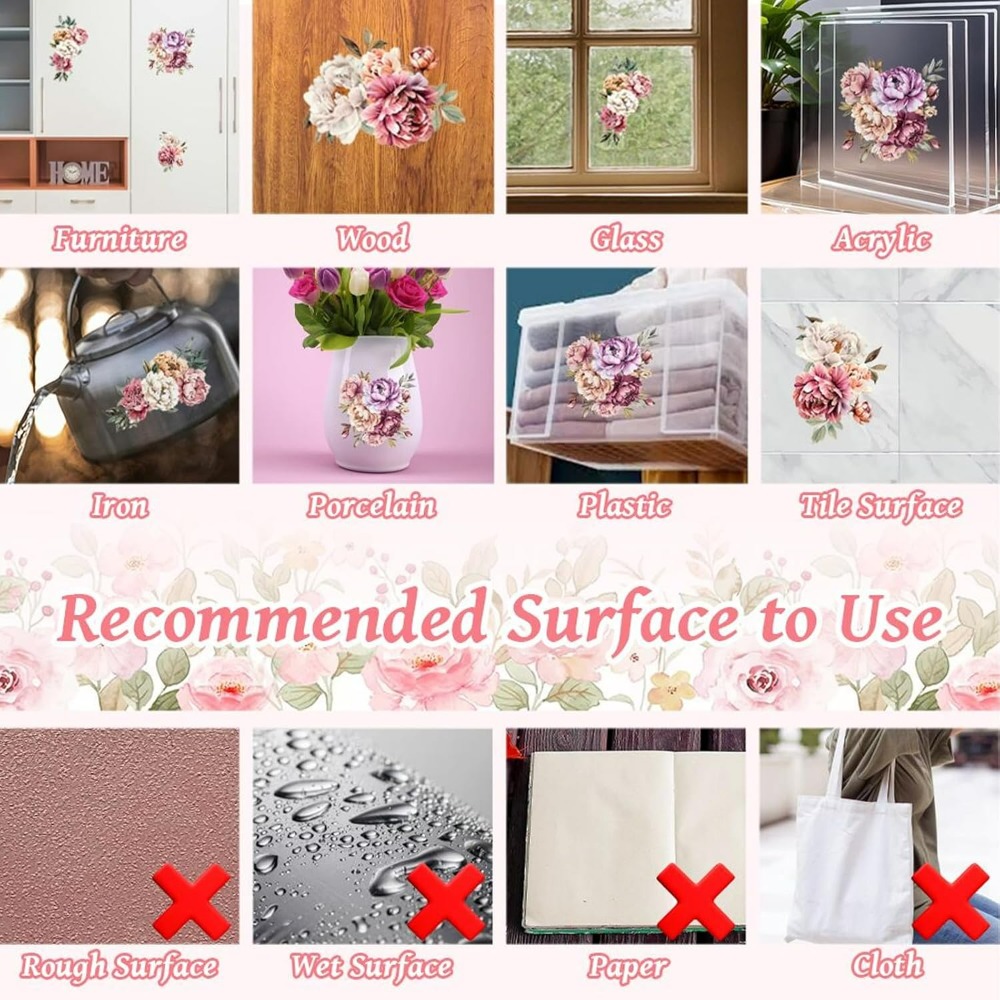 Rub on Transfer Decal Sticker  - Interior Design Paper ulasan dan harga