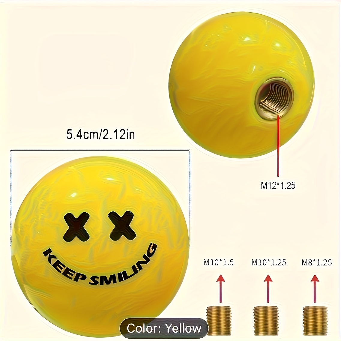 Keep Smiling Yellow & Black Ge - Interior Design Course ulasan dan harga