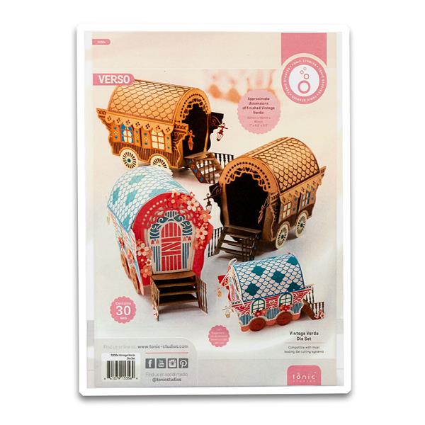 Vintage Vardo Caravan Box Meta - Interior Design Paper ulasan dan harga