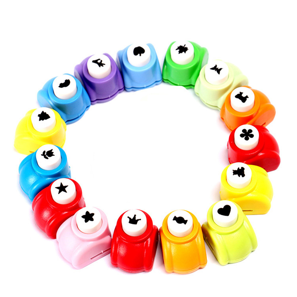 6Pcs Craft Paper Punch Kit Emb - Interior Design Paper ulasan dan harga