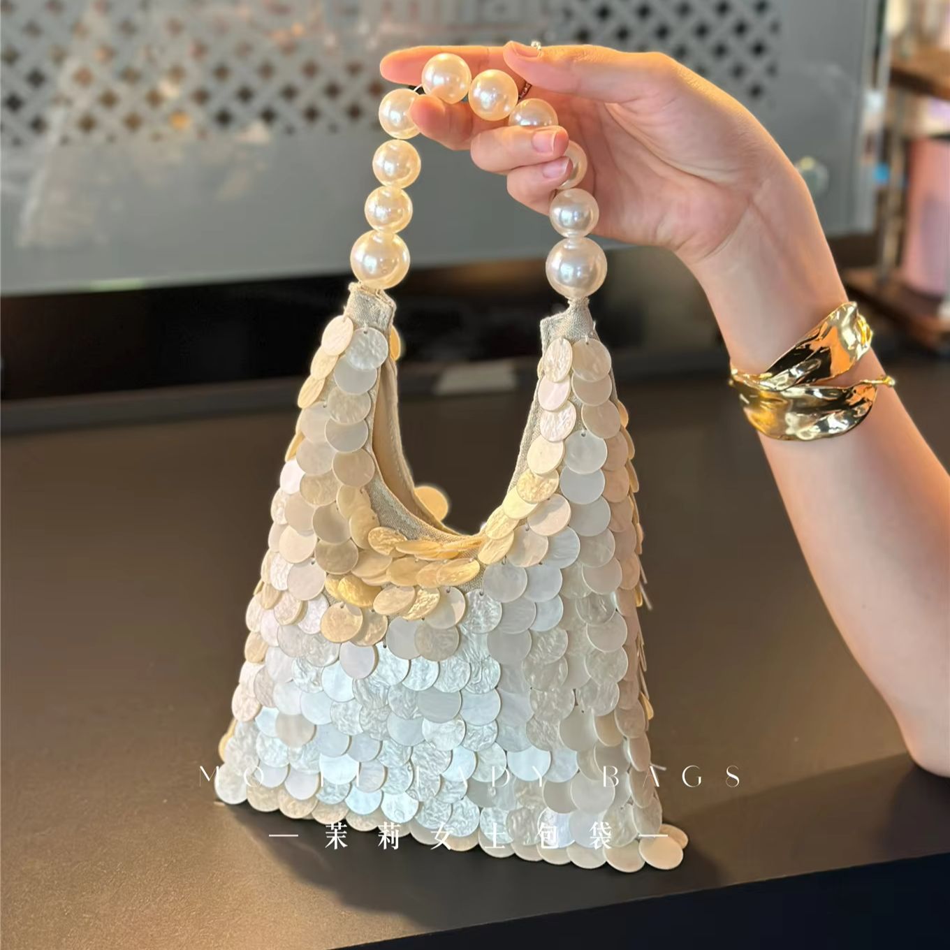 Handmade Shell Sequin Women's  - Interior Design Elegant ulasan dan harga
