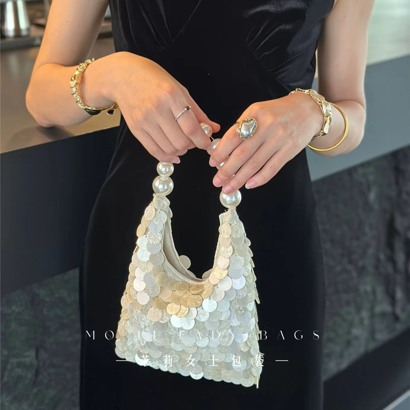 Handmade Shell Sequin Women's  - Interior Design Elegant ulasan dan harga