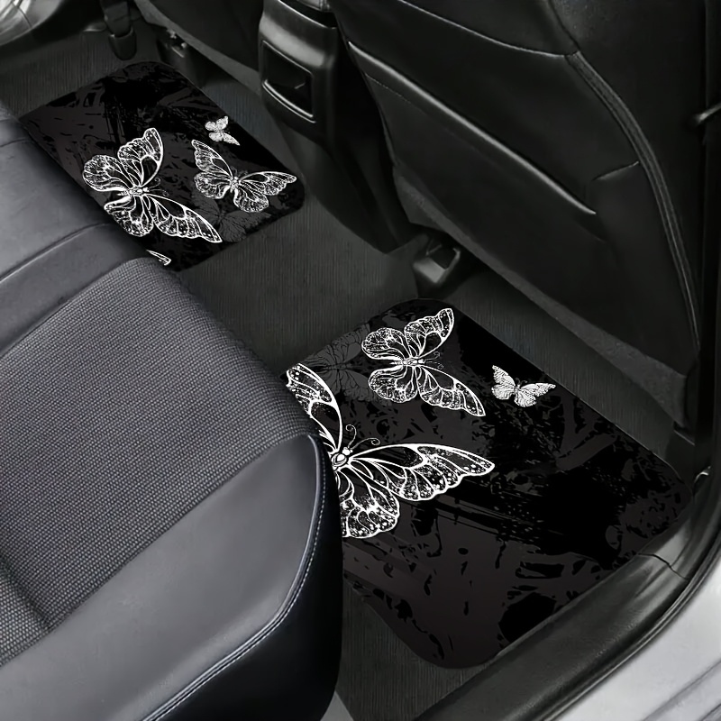 4pcs Car Floor Mats - Butterfl - Interior Design Experience ulasan dan harga