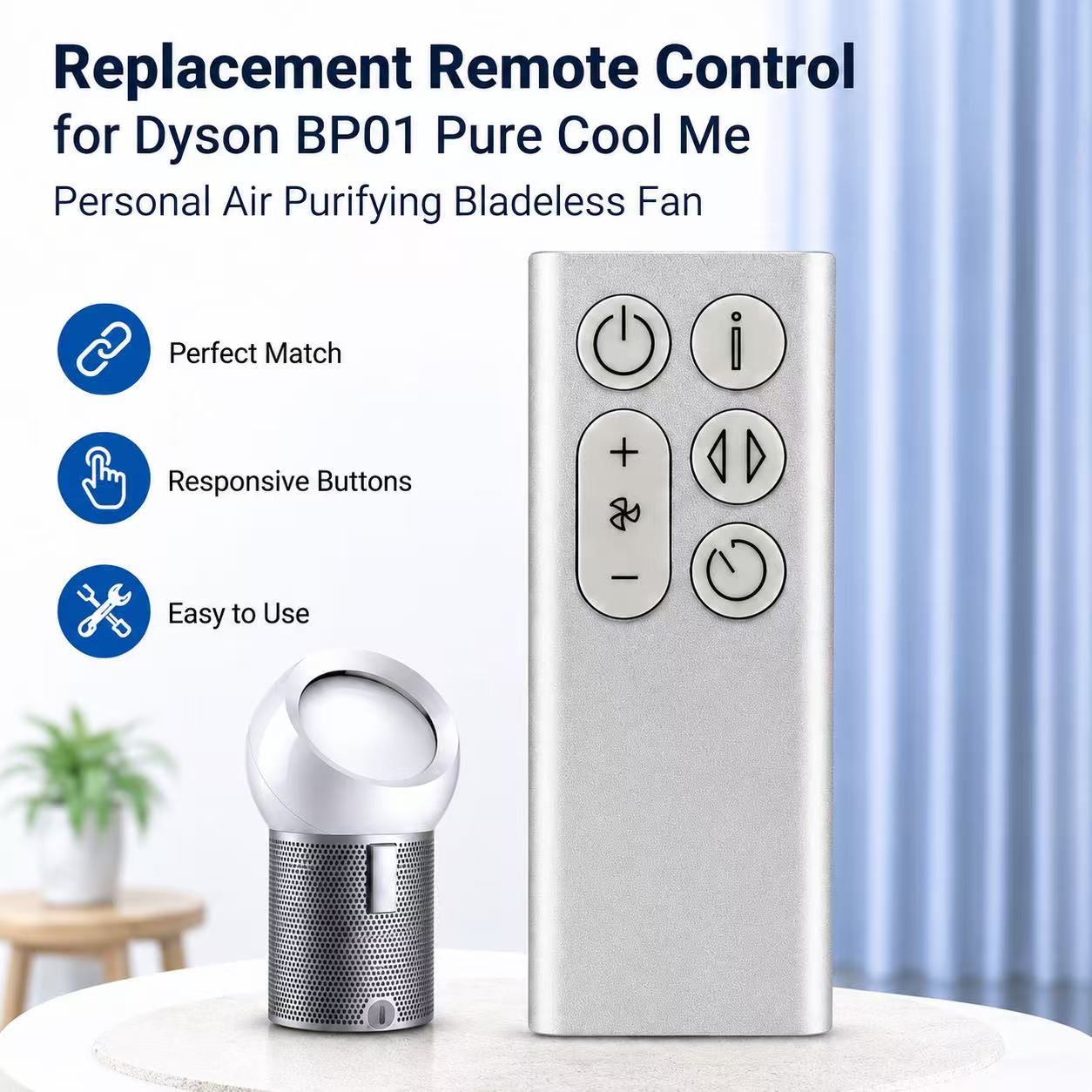 Replacement Remote Control for - Dyson Fan Pure Cool ulasan dan harga
