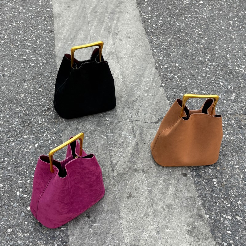 Luxury Suede Bucket Bag Women  - Interior Design Elegant ulasan dan harga