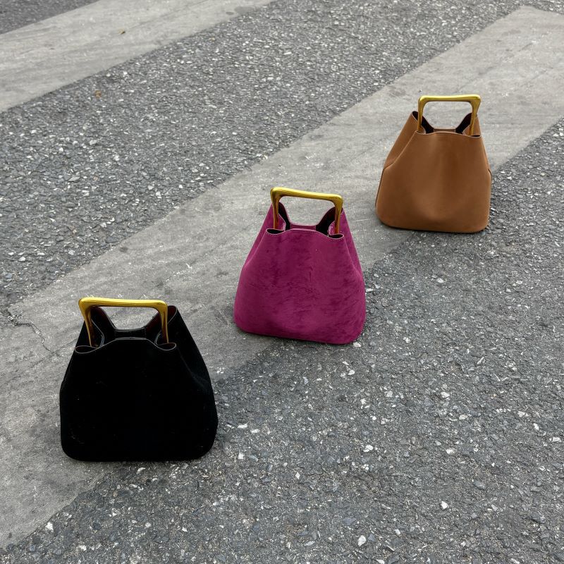 Luxury Suede Bucket Bag Women  - Interior Design Elegant ulasan dan harga