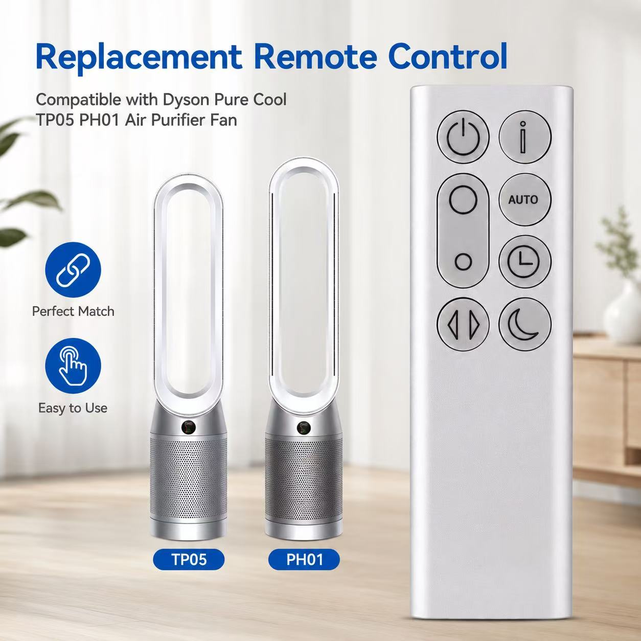 TP05 PH01 DN Replacement Remot - Dyson Fan Pure Cool ulasan dan harga